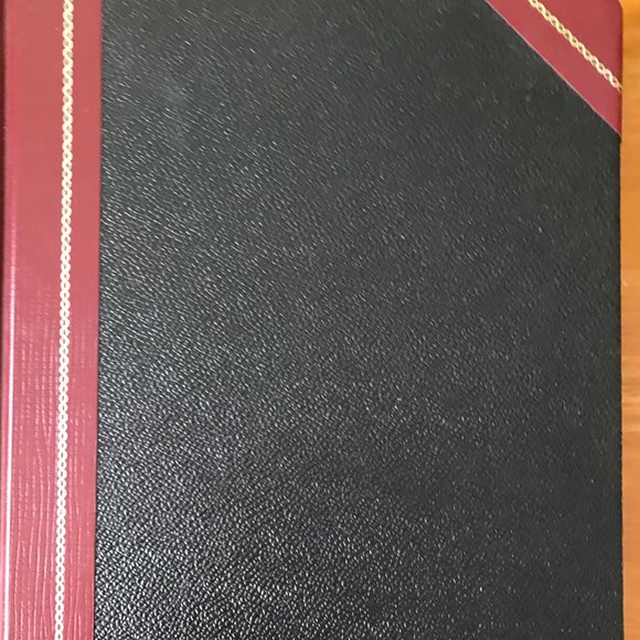 Boorum and Pease Office Vintage Ledger Office Accounting Book